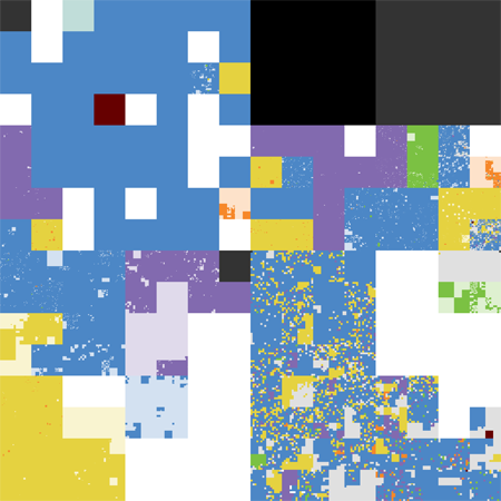 Map of the Internet: Allocations as at 1 May 2007